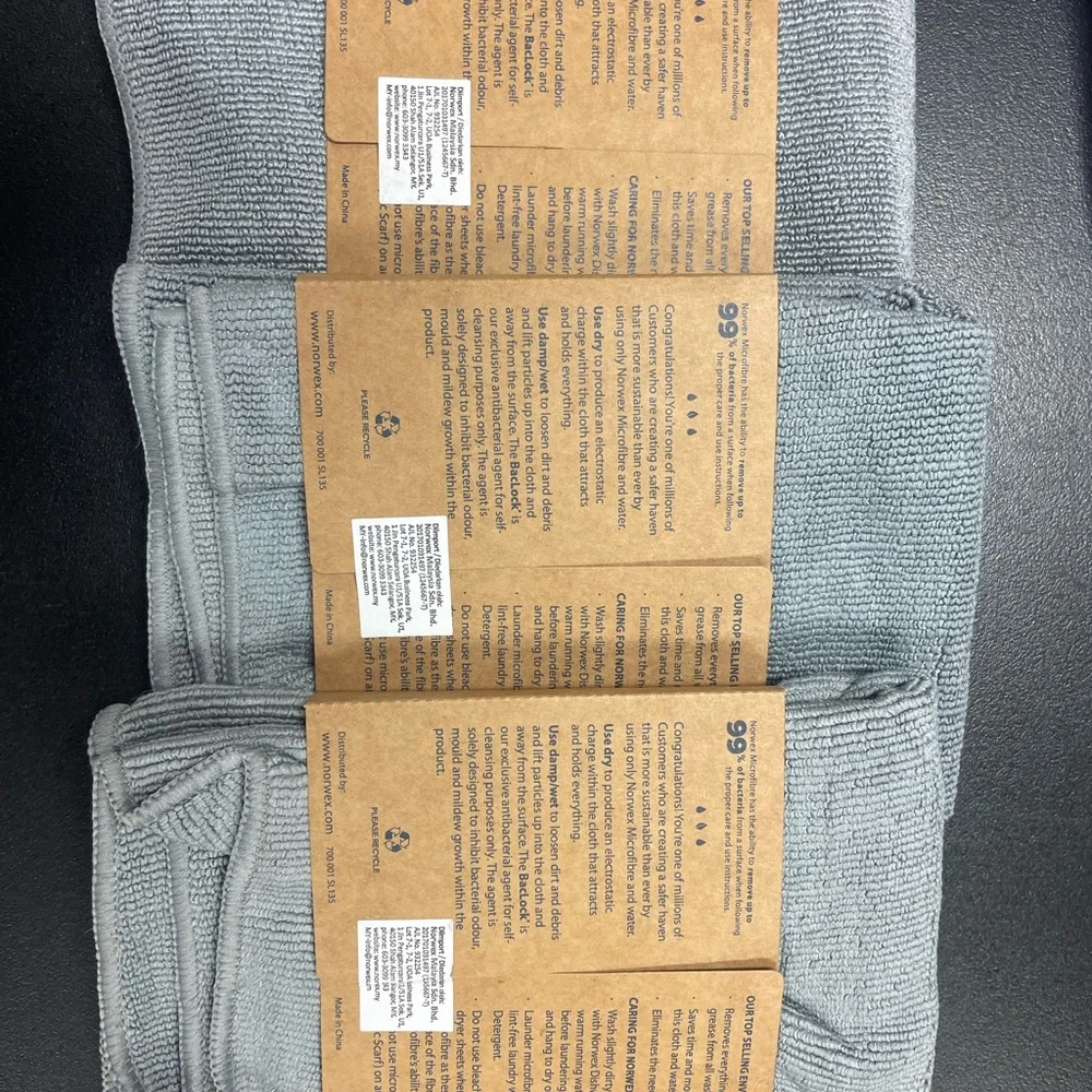 Norwex windows cloth and enviro cloth 3 each